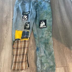 Patchwork jeans